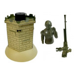 Tank s bunkrom 1:28 RC - zelený